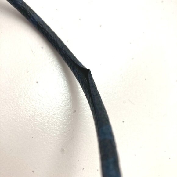 LOUIS VUITTON Navy Monogram Necklace - Picture 4 of 10